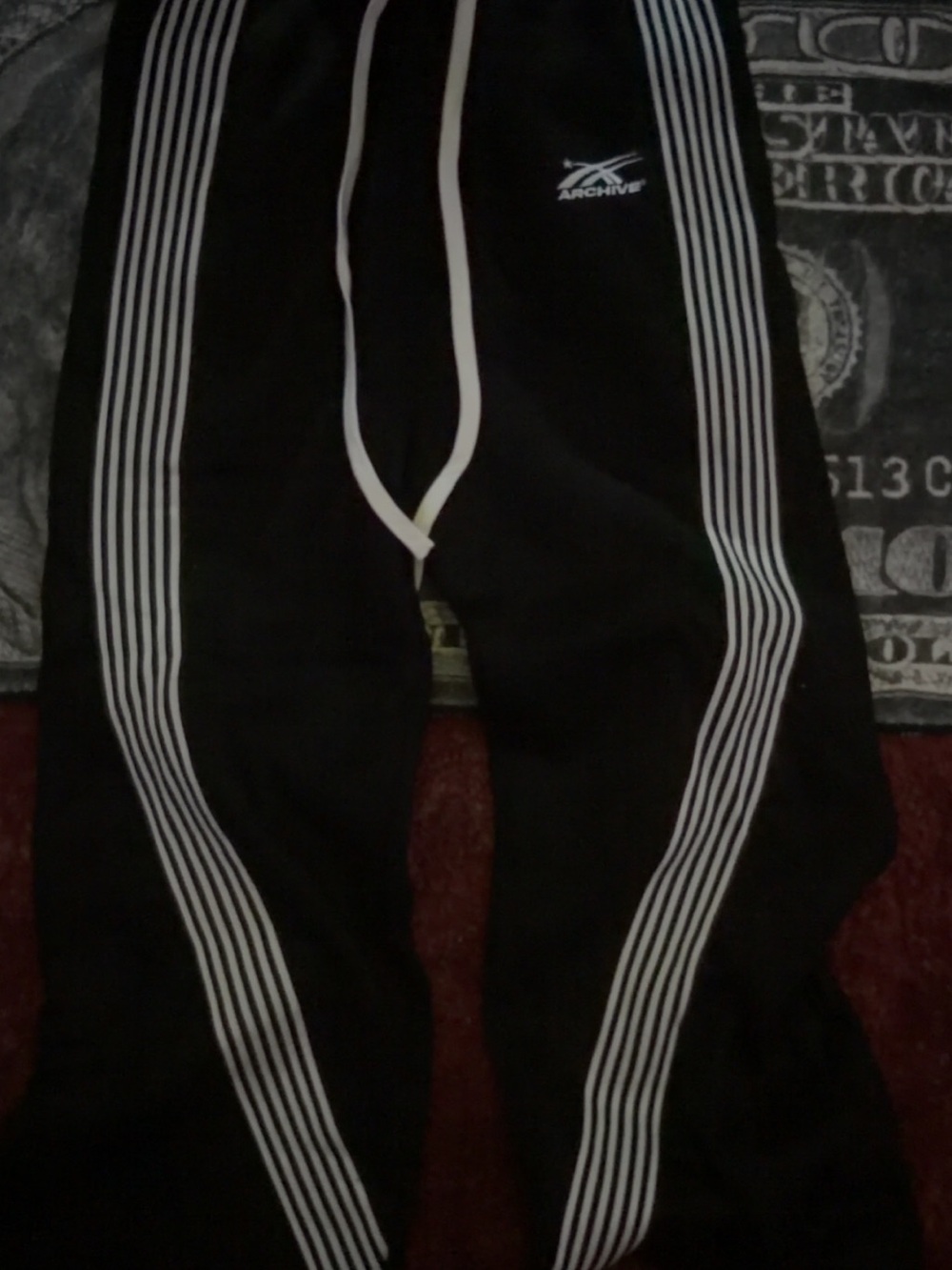 ARCHIVE ESSENTIAL WIDELEG SWEATPANTS BLACK